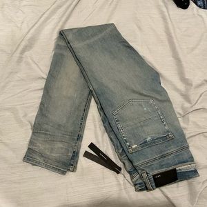 Amiri Skinny worn a couple times.